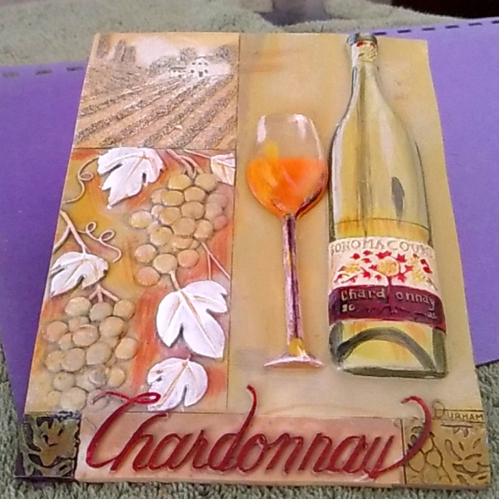 3d tile chardonnay wLl hanger